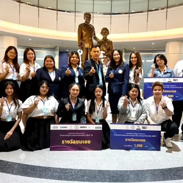 Rajapruk University Accounting Students Secure Triple Honors in National Academic Competitions